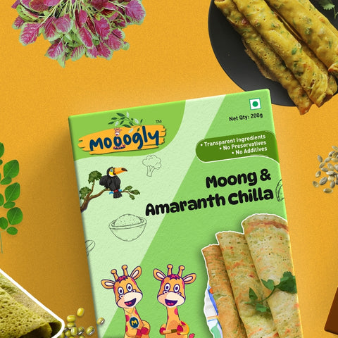 Moong and Amaranth Chilla, Pack of Two (400gms)