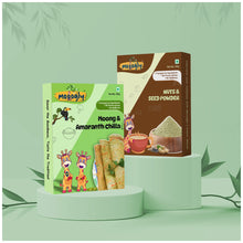 Protein Power Combo (Moong and Amaranth Chilla & Nuts and Seeds Powder Combo Pack. 200gms, 100gms)